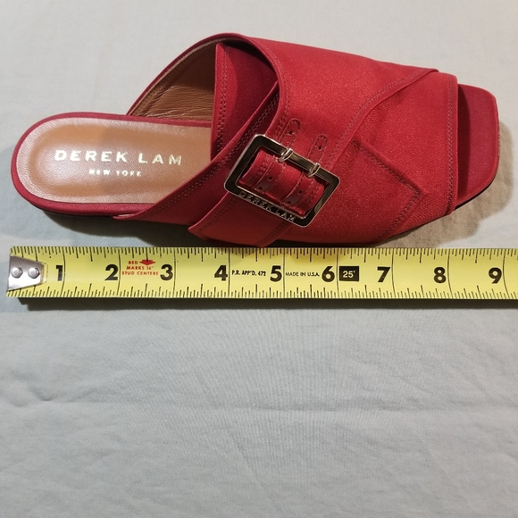 Derek Lam Noa New York Red Fabric Sandals EU 36 - Picture 3 of 10